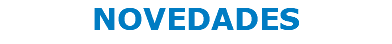 NOVEDADES